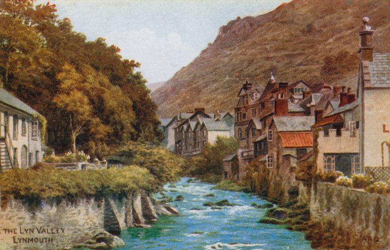 El Valle de Lyn, Lynmouth de Alfred Robert Quinton