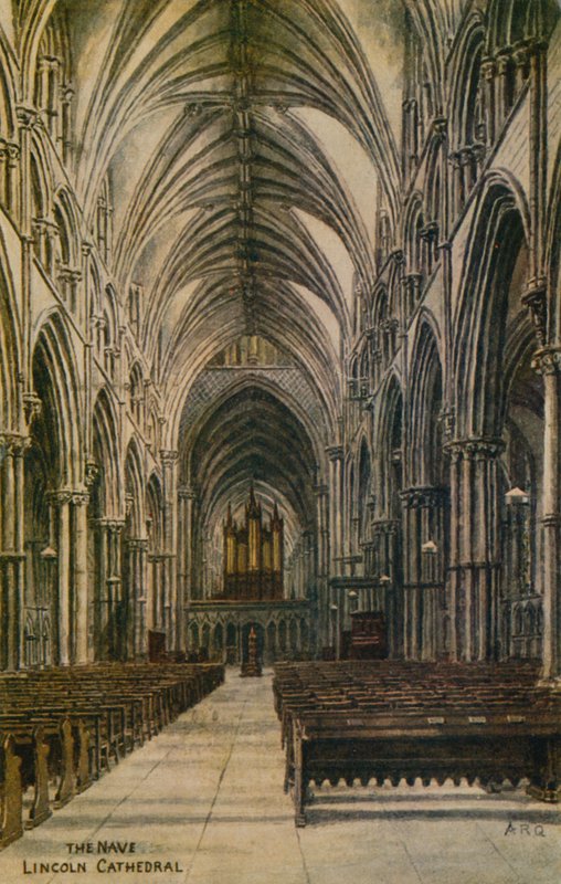 La Nave, Catedral de Lincoln de Alfred Robert Quinton