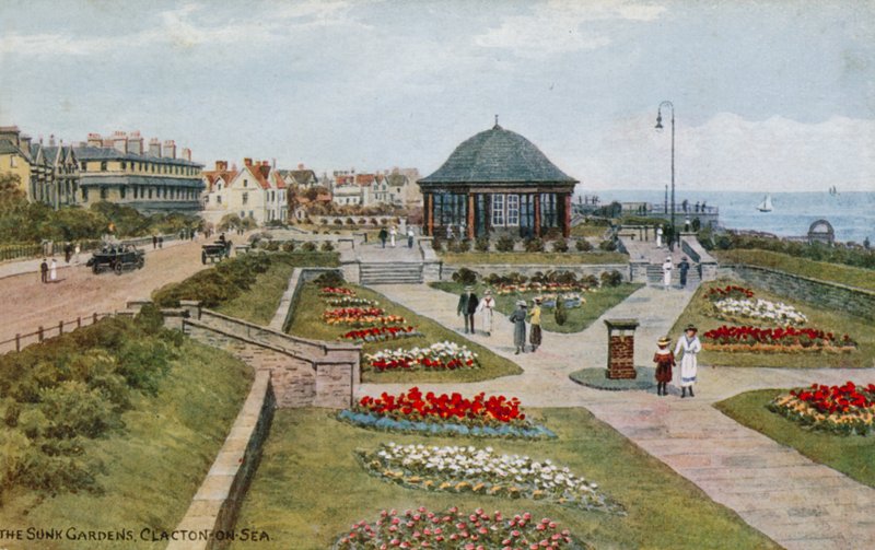 Los jardines hundidos, Clacton-on-Sea de Alfred Robert Quinton