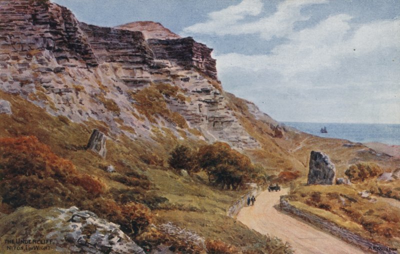 El Acantilado, Niton, Isla de Wight de Alfred Robert Quinton