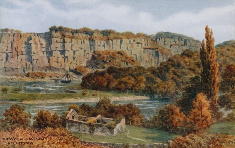 El Wye en Llancault, cerca de Chepstow de Alfred Robert Quinton