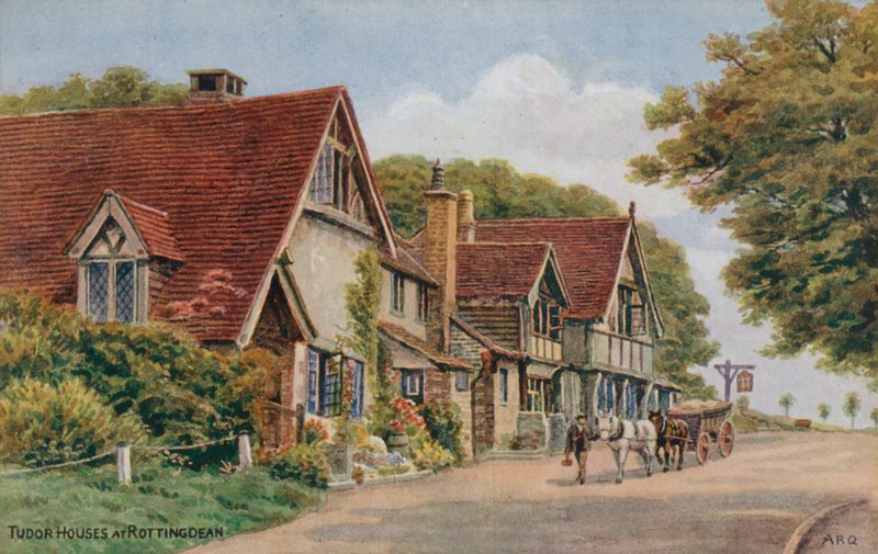 Casas Tudor en Rottingdean de Alfred Robert Quinton