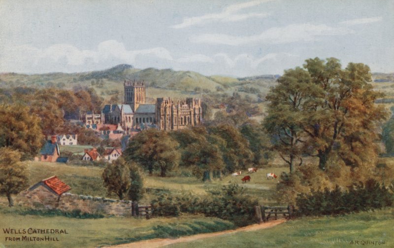 Catedral de Wells, desde Milton Hill de Alfred Robert Quinton