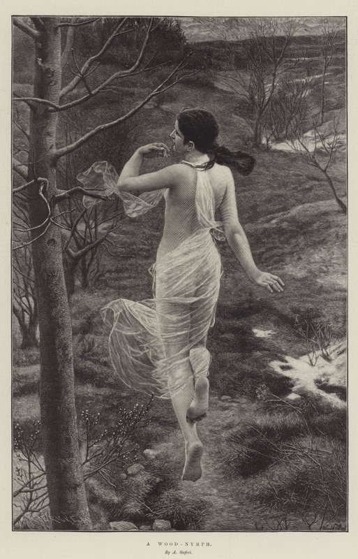 Una Ninfa del Bosque de Alfred Seifert