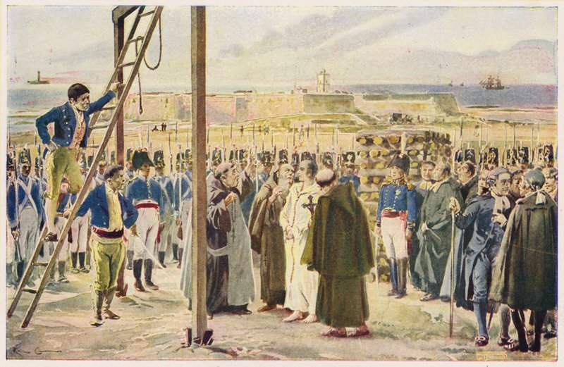 Ejecución de Gomes Freire Andrade, Portugal de Alfredo Roque Gameiro