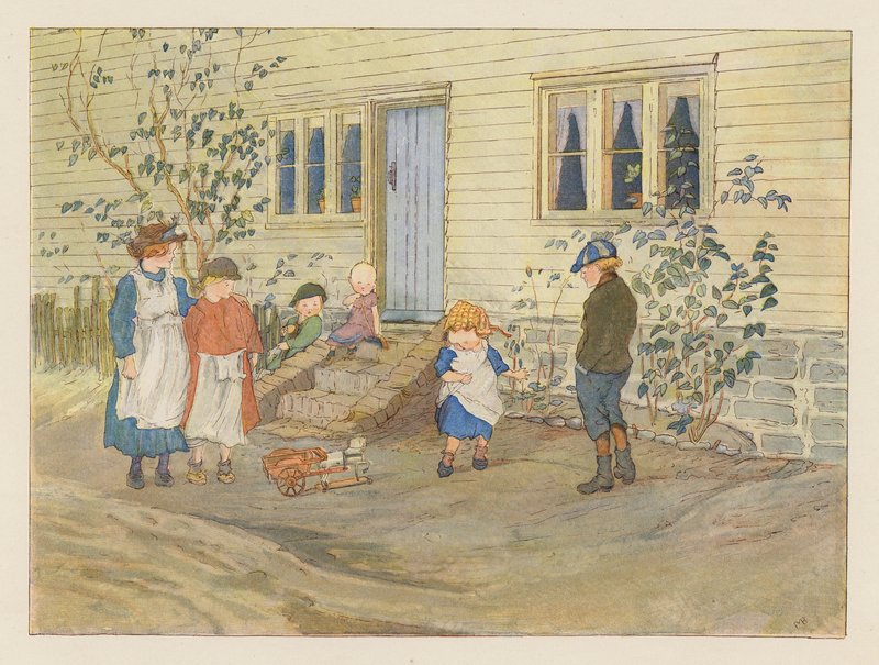 Superannuated (litografía en color) de Alice Maud Beddington