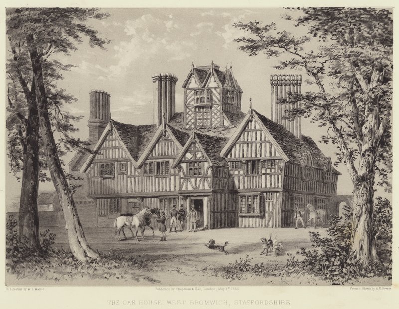 The Oak House, West Bromwich, Staffordshire de Allen Edward Everitt