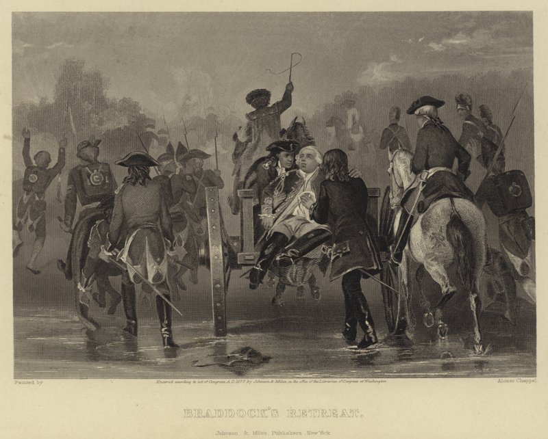 La Retirada de Braddock de Alonzo Chappel