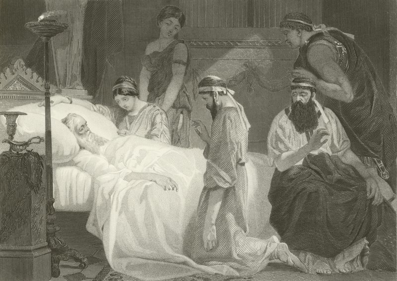 Muerte de Pericles, 429 a.C. de Alonzo Chappel