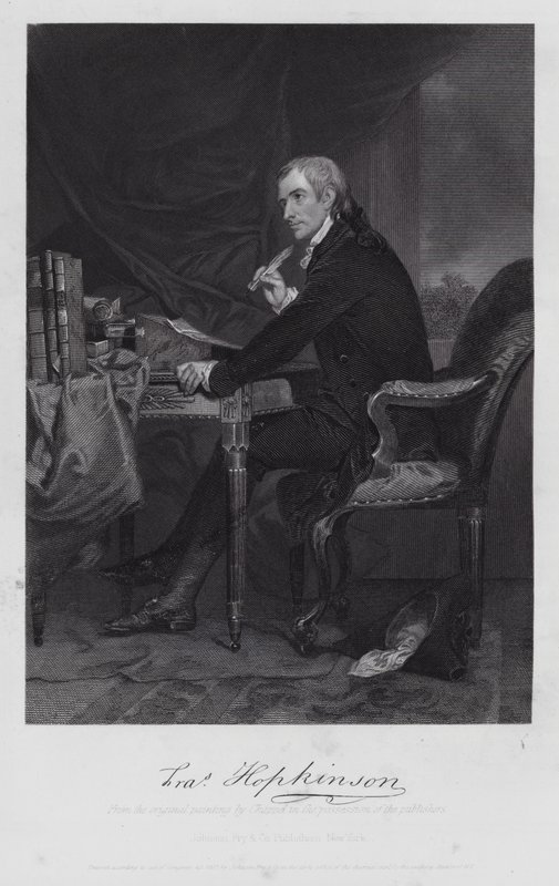 Francis Hopkinson (grabado) de Alonzo (after) Chappel