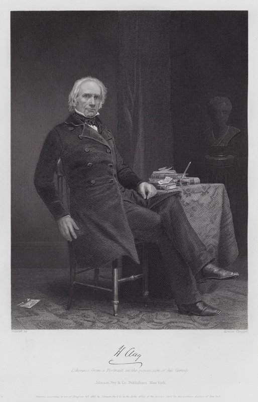 Henry Clay (grabado) de Alonzo (after) Chappel