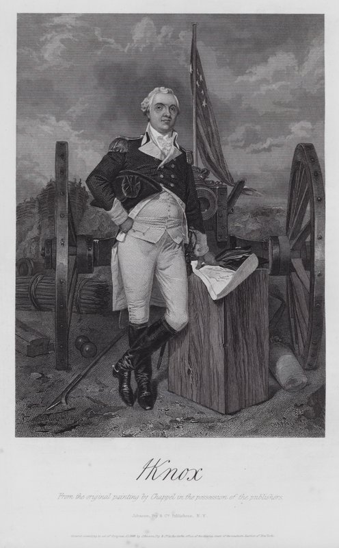 Henry Knox (grabado) de Alonzo (after) Chappel