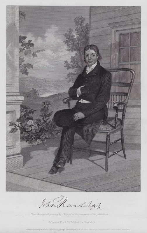 John Randolph (grabado) de Alonzo (after) Chappel