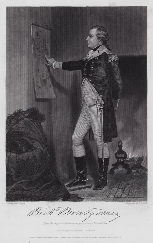 Richard Montgomery (grabado) de Alonzo (after) Chappel
