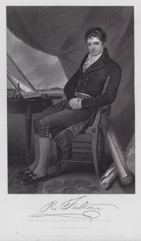 Robert Fulton (grabado) de Alonzo (after) Chappel