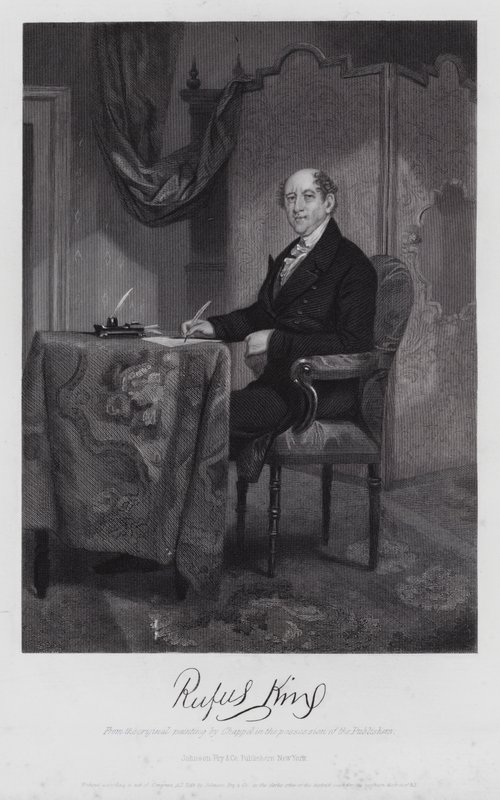 Rufus King (grabado) de Alonzo (after) Chappel