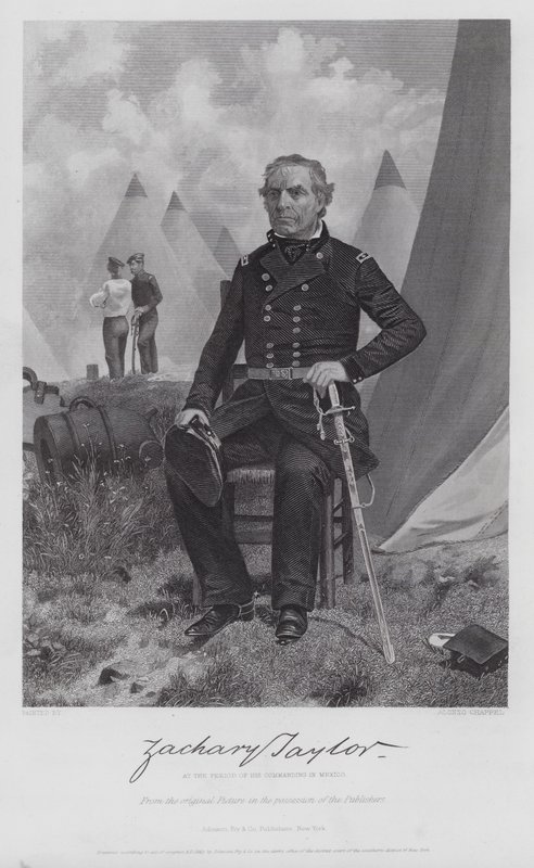 Zachary Taylor (grabado) de Alonzo (after) Chappel