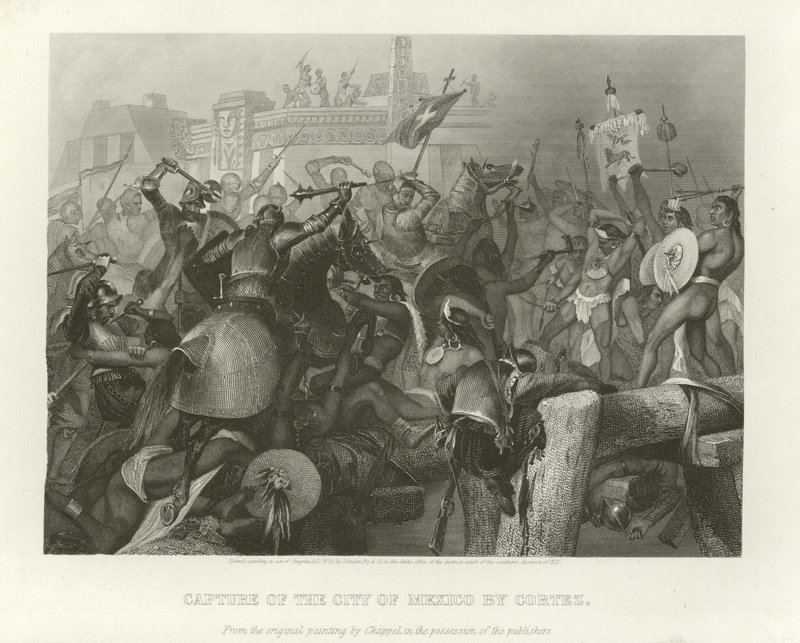 Captura de la ciudad de México de Alonzo Chappel