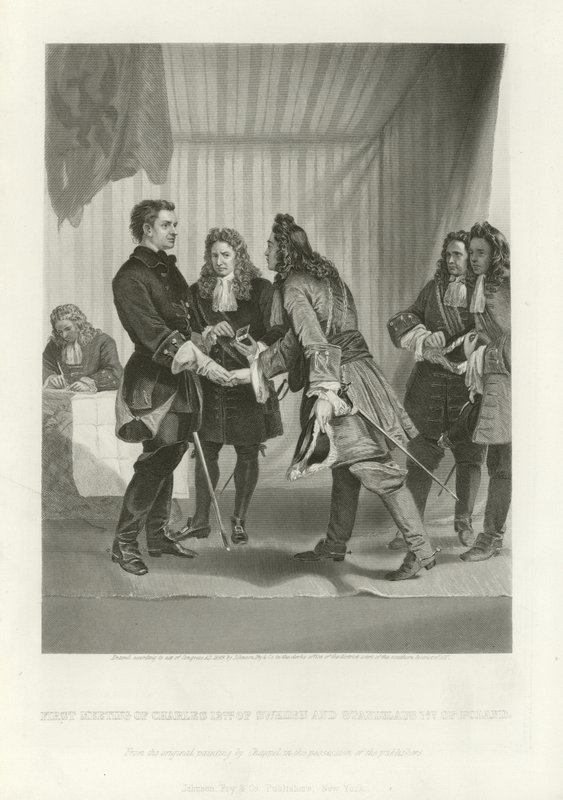 Carlos de Suecia y Stanislau de Alonzo Chappel