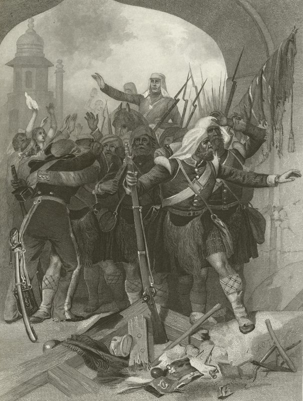 El alivio de Lucknow por Sir Henry Havelock, 1857 de Alonzo Chappel