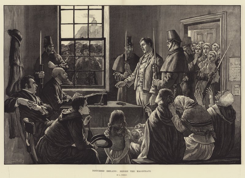 Irlanda perturbada, ante el magistrado de Aloysius O
