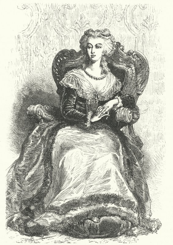 María Antonieta, Reina Consorte de Luis XVI de Francia de Alphonse Marie de after Neuville