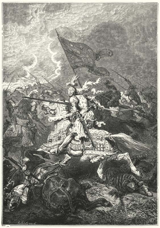 Batalla de Fornovo, Italia de Alphonse Marie de (after) Neuville
