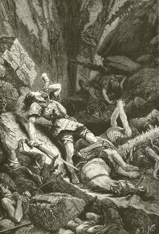 Roland en Roncesvalles de Alphonse Marie de Neuville
