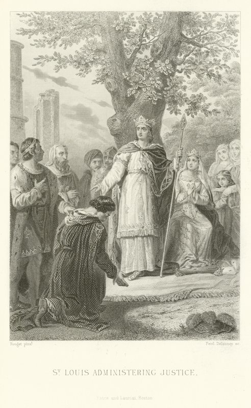 San Luis administrando justicia de Alphonse Marie de Neuville