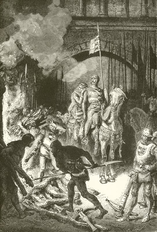 El Cid ordenando la ejecución de Ahmed de Alphonse Marie de Neuville
