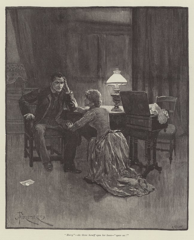 Amor ciego, por Wilkie Collins de Amedee Forestier