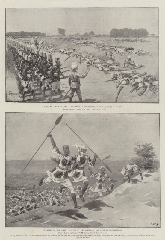 Escenas de la guerra en Sudán de Amedee Forestier