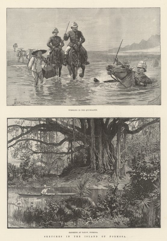 Bocetos en la Isla de Formosa de Amedee Forestier