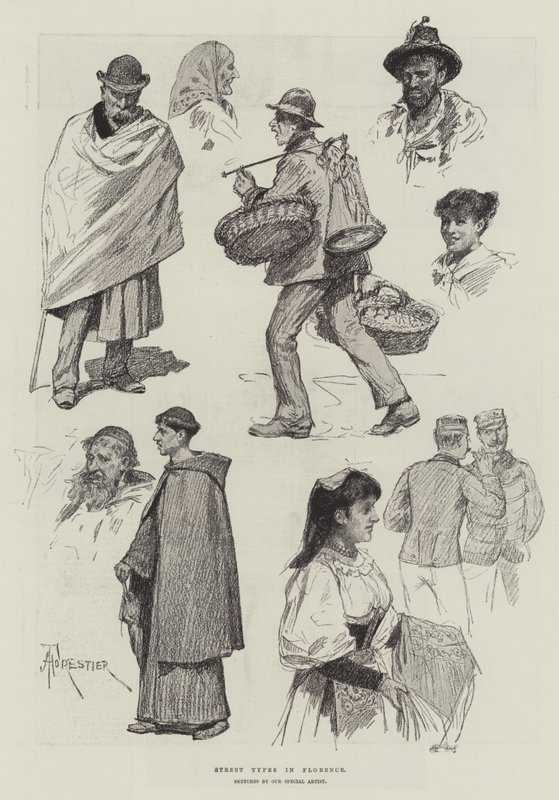 Tipos de Calle en Florencia de Amedee Forestier