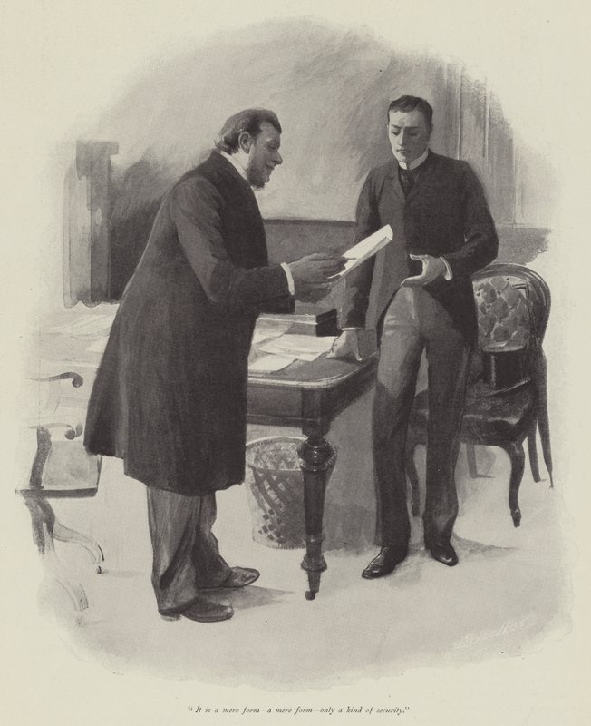 El compromiso de cinco años, por Walter Besant de Amedee Forestier