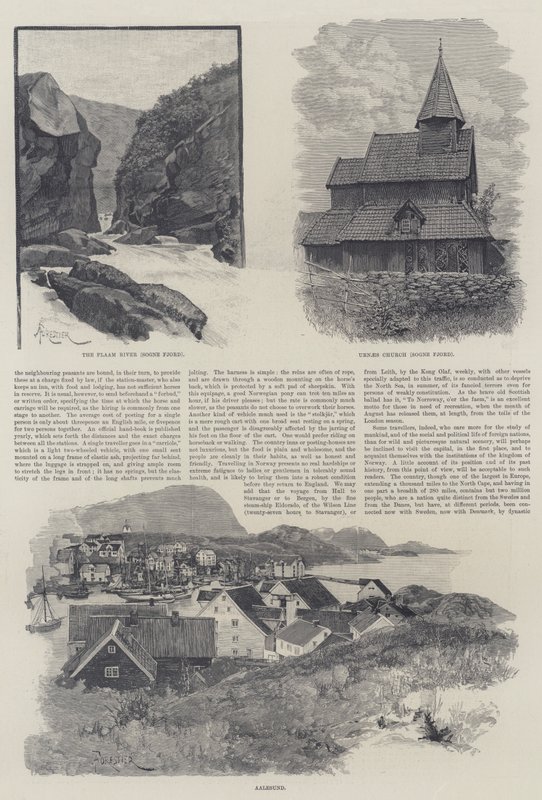 El rayo de sol en Noruega, por Lady Brassey de Amedee Forestier