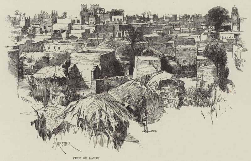 Vista de Lahej de Amedee Forestier