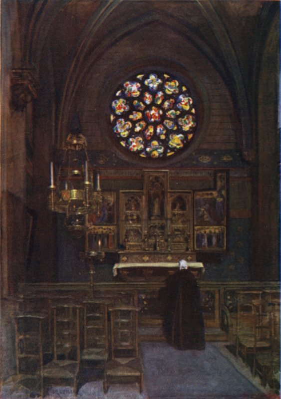 La Capilla de San José en la Catedral, Amberes de after Amedee Forestier