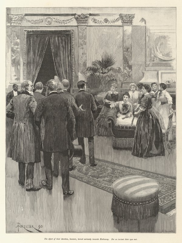 Un pupilo de la Puerta Dorada, por Bret Harte de Amedee Forestier