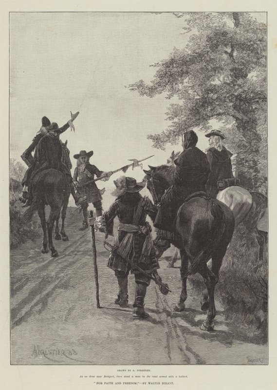 Por fe y libertad, por Walter Besant de Amedee Forestier