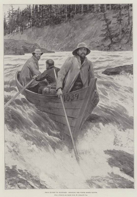 De Euston a Klondike, disparando los rápidos de White-Horse de Amedee Forestier