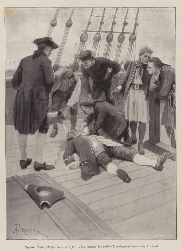 Ilustración para La suerte de Susan Bell, de Sir Walter Besant de Amedee Forestier