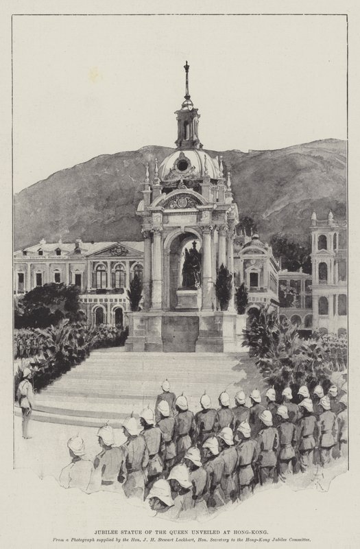 Estatua del Jubileo de la Reina inaugurada en Hong Kong de Amedee Forestier