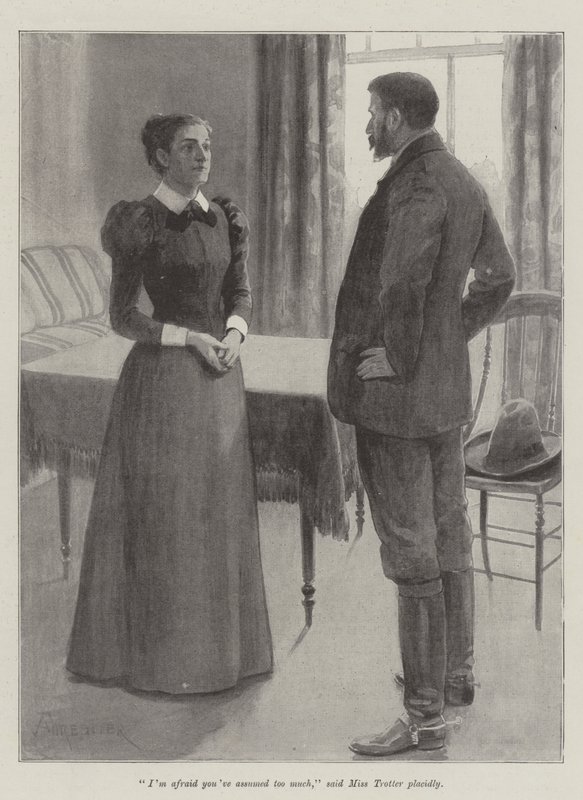 El ama de llaves del Sr. Bilson, por Bret Harte de Amedee Forestier