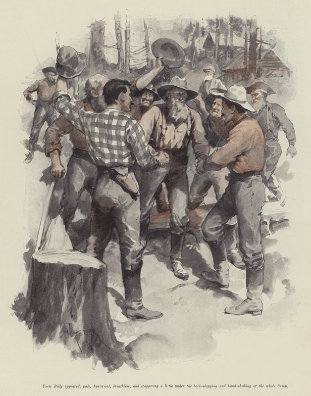 Tío Jim y Tío Billy, por Bret Harte de Amedee Forestier