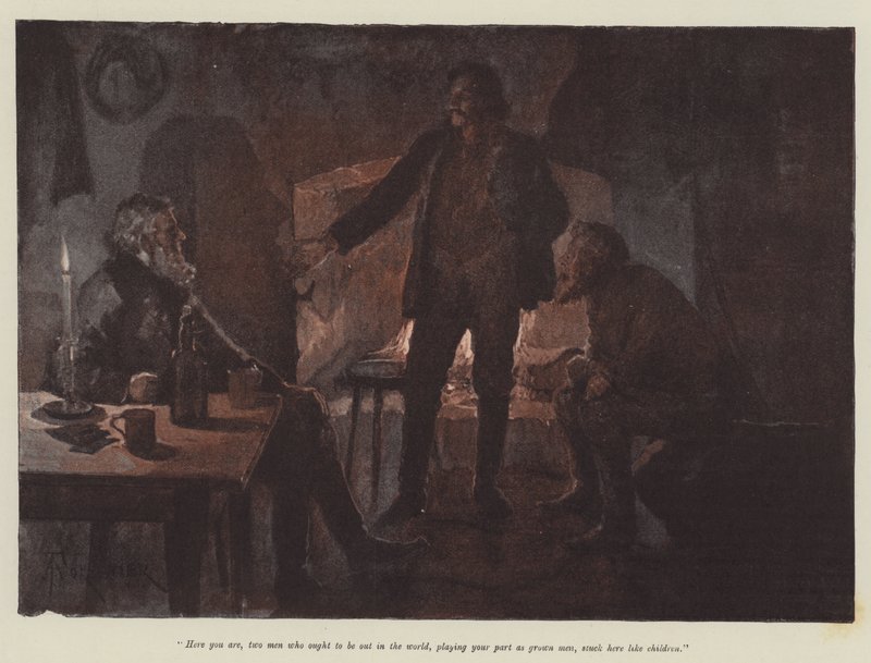 Tío Jim y Tío Billy, por Bret Harte de Amedee Forestier