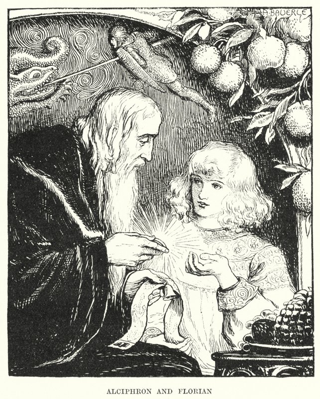 Alciphron y Florian de Amelia M. (attr.to) Bowerley or Bauerle