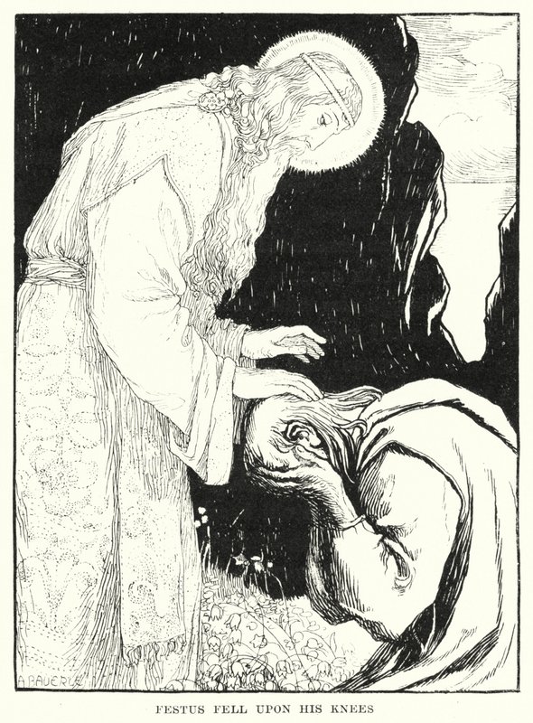 Festus cayó de rodillas de Amelia M. (attr.to) Bowerley or Bauerle