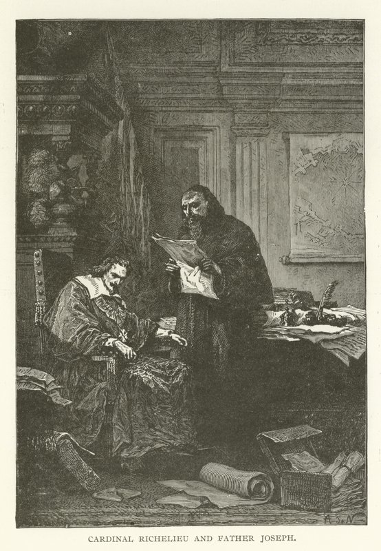 Cardenal Richelieu y el Padre Joseph de American School