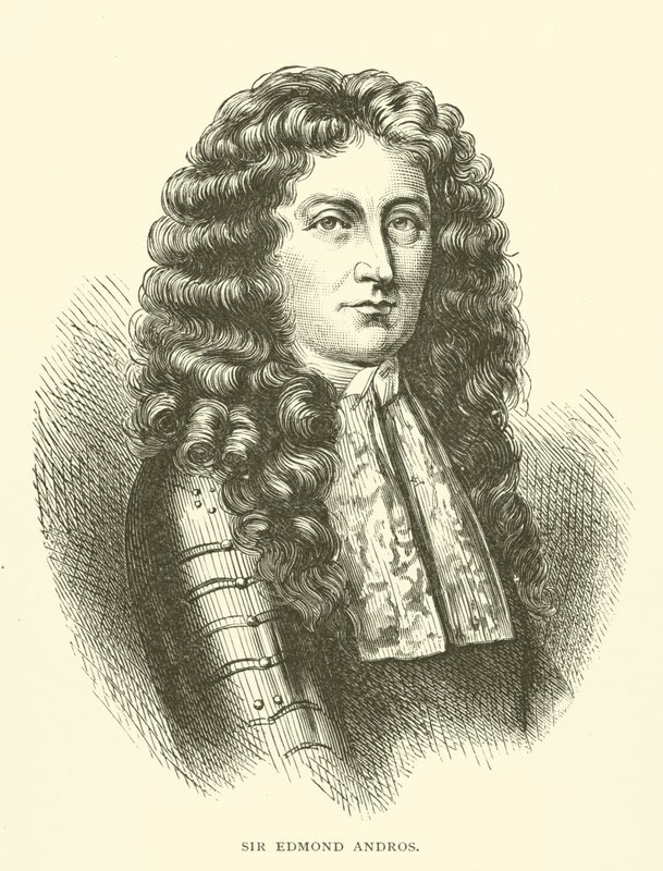 Sir Edmund Andros, gobernador colonial inglés en América del Norte de American School